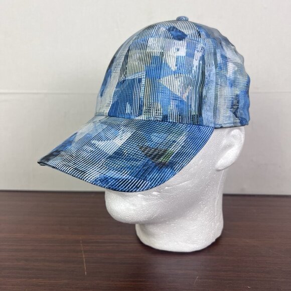 Lululemon Baller Hat Run Cap Strap Back Womens Sun‎ Dazed Multi Blue Running - Picture 1 of 13